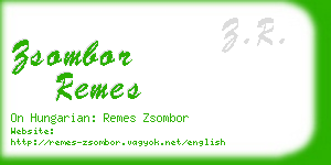 zsombor remes business card